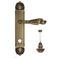 Дверная ручка Venezia OPERA WC-4 на планке PL87 матовая бронза