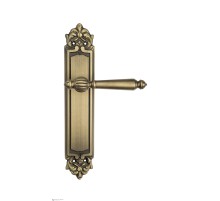 Дверная ручка Venezia PELLESTRINA на планке PL96 матовая бронза