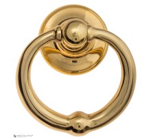 Дверная стучалка Fratelli Cattini ROCCA 110 мм OLV полированная латунь