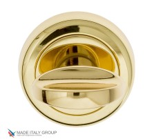 Фиксатор поворотный на круглом основании Fratelli Cattini WC-2 D1-OLV полированная латунь