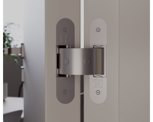 KIKER (0870 2000 CS) петля скрытая универсальная с доводчиком МАТОВЫЙ ХРОМ (60 kg) KIKER (0870 2000 CS) петля скрытая универсальная с доводчиком МАТОВЫЙ ХРОМ (60 kg)