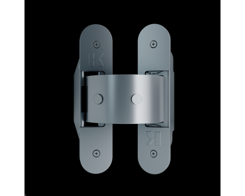 KIKER (0870 2000 CS) петля скрытая универсальная с доводчиком МАТОВЫЙ ХРОМ (60 kg) KIKER (0870 2000 CS) петля скрытая универсальная с доводчиком МАТОВЫЙ ХРОМ (60 kg)