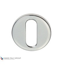 Накладка дверная круглая под ключ буратино Venezia Unique KEY-30 (серия SLIM) матовый хром 2 шт.