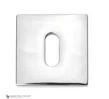 Накладка дверная квадратная под ключ буратино Venezia Unique KEY-20 полированный хром 2 шт.