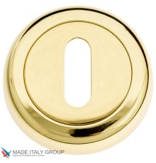 Накладка дверная под ключ буратино Venezia KEY-1 D1 полированная латунь (2шт.)