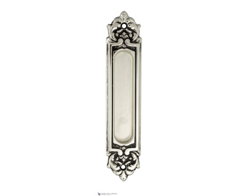 Ручка для раздвижной двери Venezia U122 DECOR натуральное серебро + черный (1шт.)