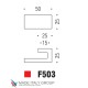 Ручка кнопка модерн COLOMBO DESIGN F503-CM матовый хром