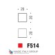 Ручка кнопка модерн COLOMBO DESIGN F514-CM матовый хром