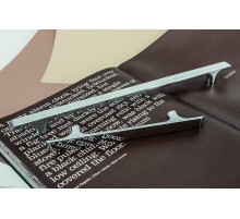 Ручка скоба модерн COLOMBO DESIGN F137E-CR полированный хром 128 мм