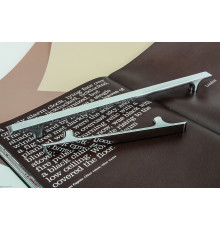 Ручка скоба модерн COLOMBO DESIGN F137E-CR полированный хром 128 мм