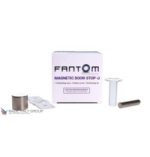 Упор магнитный автоматический скрытый FANTOM PREMIUM HGT001 прозрачный