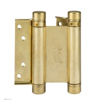 Дверная петля барная пружинная двусторонняя Fratelli Cattini (Aldeghi) 150-40 OLV латунь