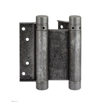 Дверная петля барная пружинная двусторонняя Fratelli Cattini (Aldeghi) 125-40 IA античное серебро