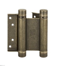 101OA150B Дверная петля барная пружинная двусторонняя ALDEGHI 148x42x50 мм античная бронза