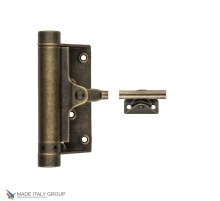 115OA003 Доводчик дверной стальной пружинный до 60кг ALDEGHI (125x300мм) античная бронза