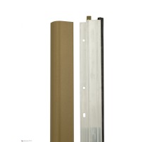 Автоматический порог накладной Venezia 1450/900-700 мм, регулировка 1 уровень, коричневый
