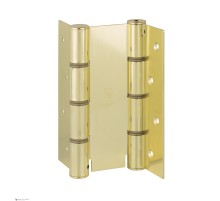 CODE 87 LO 155-50 Дверная петля барная пружинная двусторонняя ALDEGHI 155x50 полированная латунь