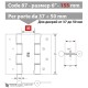 Дверная петля барная пружинная двусторонняя Fratelli Cattini (Aldeghi) CODE 87 155-50 BA бронза