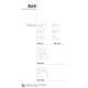 Дверная ручка на круглом основании COLOMBO Elle BD11RSB-GM матовый графит PVD