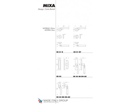 Дверная ручка на круглом основании COLOMBO Mixa CB21RSB-CR8 полированный хром / матовый хром Дверная ручка на круглом основании COLOMBO Mixa CB21RSB-CR8 полированный хром / матовый хром