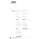 Дверная ручка на круглом основании COLOMBO Mixa CB21RSB-CR8 полированный хром / матовый хром