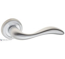 Дверная ручка на круглом основании Fratelli Cattini LUCCIA D1-CS матовый хром