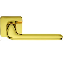 Дверная ручка на квадратном основании COLOMBO Roboquattro S ID51RSB-OL полированная латунь