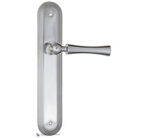 Дверная ручка на планке Fratelli Cattini FOGGIA PL288-CR полированный хром