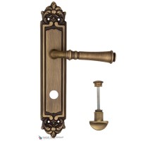 Дверная ручка на планке Fratelli Cattini GRACIA WC-2 PL96-BY матовая бронза