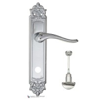 Дверная ручка на планке Fratelli Cattini LAVERA WC-2 PL96-CR полированный хром