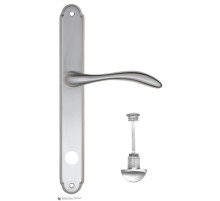 Дверная ручка на планке Fratelli Cattini LUCCIA WC-2 PL01-CS матовый хром