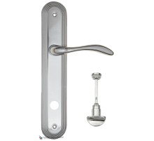 Дверная ручка на планке Fratelli Cattini LUCCIA WC-2 PL288-CR полированный хром