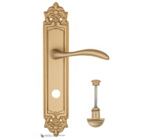 Дверная ручка на планке Fratelli Cattini LUCCIA WC-2 PL96-BS матовая латунь