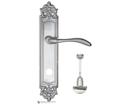 Дверная ручка на планке Fratelli Cattini LUCCIA WC-2 PL96-CR полированный хром Дверная ручка на планке Fratelli Cattini LUCCIA WC-2 PL96-CR полированный хром