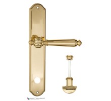 Дверная ручка на планке Fratelli Cattini MARANI WC-2 PL02-OLV полированная латунь
