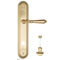 Дверная ручка на планке Fratelli Cattini NAPOLI WC-2 PL288-OLV полированная латунь