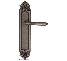 Дверная ручка на планке Fratelli Cattini TOSCANA PL96-IA античное серебро