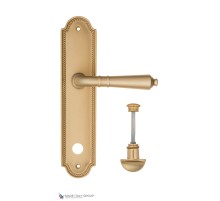 Дверная ручка на планке Fratelli Cattini TOSCANA WC-2 PL248-BS матовая латунь