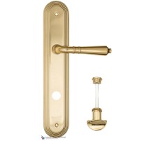 Дверная ручка на планке Fratelli Cattini TOSCANA WC-2 PL288-OLV полированная латунь