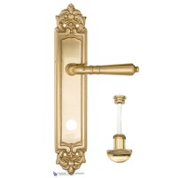 Дверная ручка на планке Fratelli Cattini TOSCANA WC-2 PL96-OLV полированная латунь