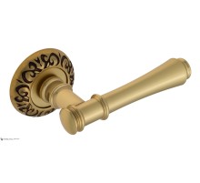 Дверная ручка Venezia CALLISTO D4 французcкое золото + коричневый