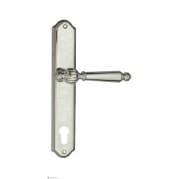Дверная ручка Venezia PELLESTRINA CYL на планке PL02 полированный хром