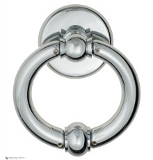 Дверная стучалка Venezia OTTAVIA 135x80 полированный хром