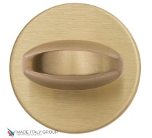 Фиксатор поворотный на круглом основании Fratelli Cattini WC-2 7.7-SB матовое золото