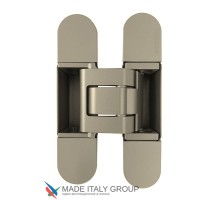 KUBICA HYBRID K6380 38 NS петля скрытая универсальная асимметричная, цвет МАТОВЫЙ НИКЕЛЬ (80 kg)