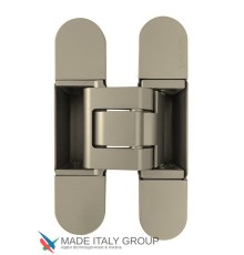 KUBICA HYBRID K6380 38 NS петля скрытая универсальная асимметричная, цвет МАТОВЫЙ НИКЕЛЬ (80 kg)