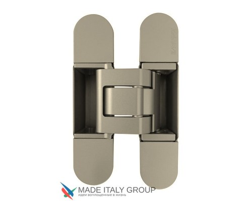 KUBICA HYBRID K6380 38 NS петля скрытая универсальная асимметричная, цвет МАТОВЫЙ НИКЕЛЬ (80 kg)