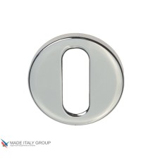 Накладка дверная круглая под ключ буратино Venezia Unique KEY-30 (серия SLIM) полированный хром 2 шт