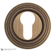 Накладка под цилиндр на круглом основании Fratelli Cattini CYL-1 D8-BY матовая бронза 2 шт.