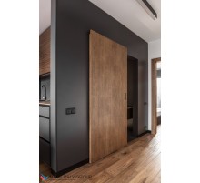 Раздвижная система невидимая Fratelli Cattini GHOST 6212/80 до 1150 мм шириной с доводчиками